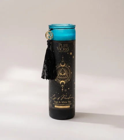 Candela d'Intento Eye of Providence – 300 g in vetro con nappina