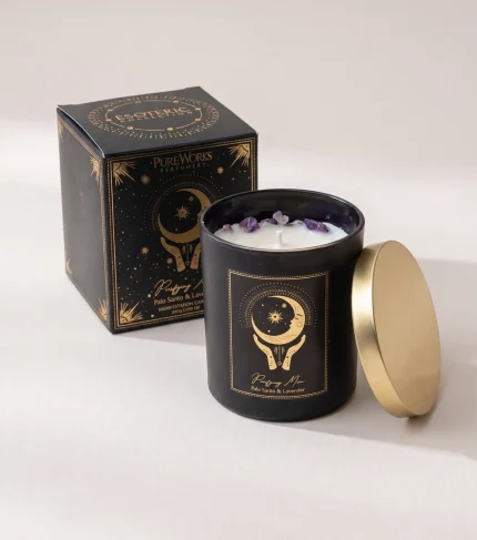 Candela d'Intento Purifying Moon – 200 g in vetro con coperchio