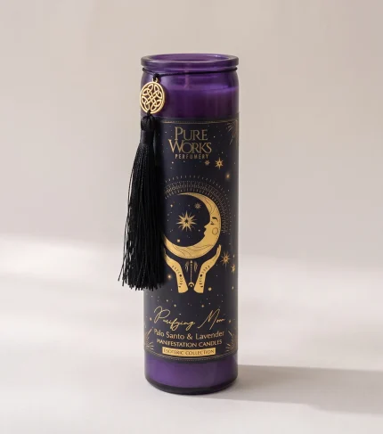 Candela d'Intento Purifying Moon – 300 g in vetro con nappina