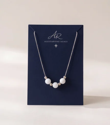 Collana Astra con 3 sfere