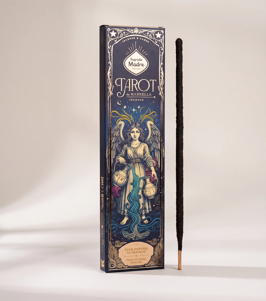 Incenso Tarot de Marseille Pepe Rosa & Frankincense – Sagrada Madre Incenso Tarot de Marseille Pepe Rosa & Frankincense – Sagrada Madre
