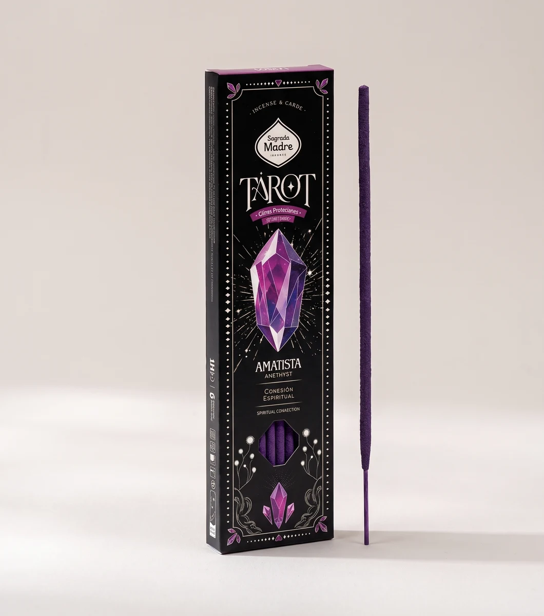 Incenso Tarot Gemme Ametista – Sagrada Madre Incenso Tarot Gemme Ametista – Sagrada Madre
